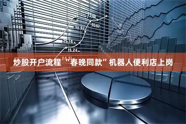 炒股开户流程 “春晚同款”机器人便利店上岗
